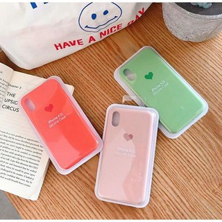 Ốp lưng iphone CHỐNG BẨN LOGO TIM (HỞ VIỀN) - AN608