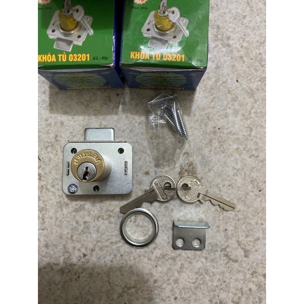 Khoá tủ kính bé 03201