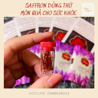 Saffron Nhụy Hoa Nghệ Tây Iran lọ 0,1gr - Saffron Tây Á nhập khẩu chính hãng độc quyền từ Iran