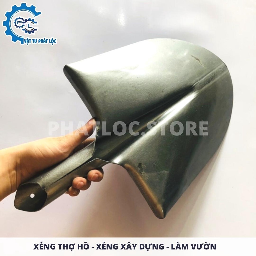 Xẻng thợ hồ - xẻng xây dựng làm vườn - xúc đất  - xúc cát - loại to - loại tốt