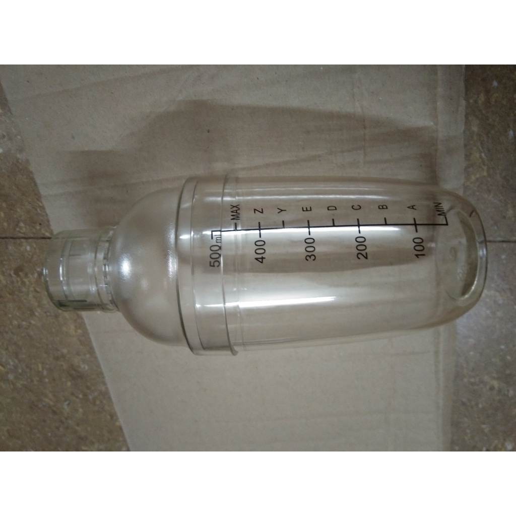 Bộ 6 dụng cụ pha chế cocktail trà sữa shaker 530ml nhựa M06 định lượng