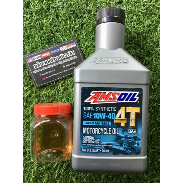 Dầu nhớt cao cấp Amsoil 4T 10W40 1L1