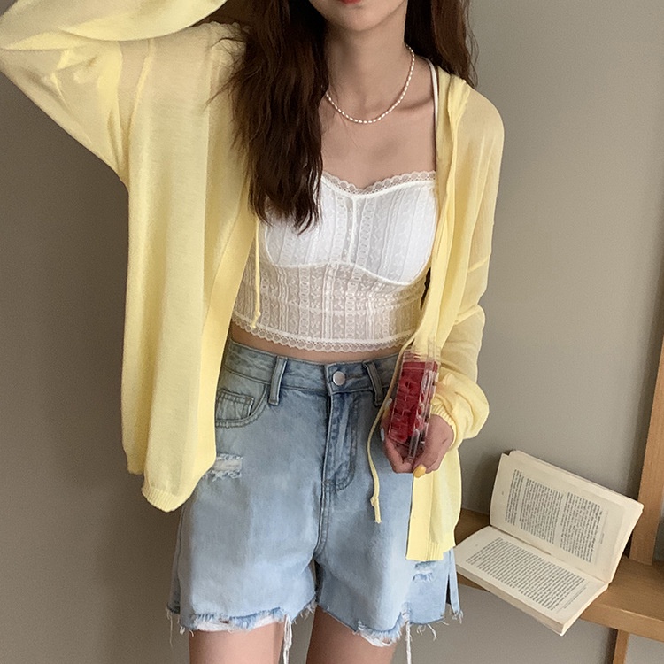 Quần Jean Denim Short nữ Rách Cao cấp Lưng cao Ống rộng Dáng suông Ulzzang Hàn Quốc Quần Bò đùi sooc nữ