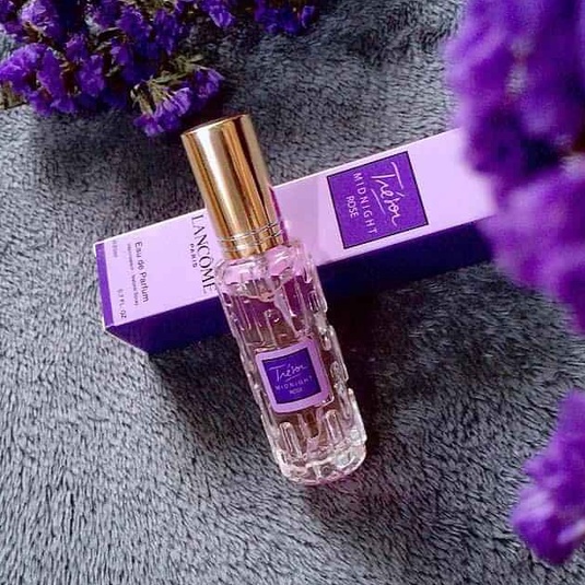 Nước hoa mini Lan_com tím Tresor Midnight Rose chai 20ml dạng xịt- mẫu 4d- Mùi Bí ẩn- Nuochoamini20ml