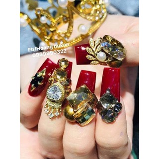 Charm đá đính móng C036