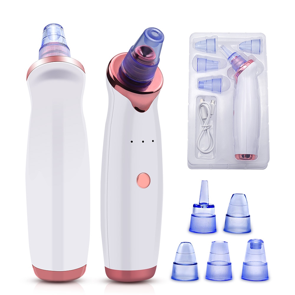 Blackhead Remover Face Deep Nose Cleaner T Zone Pores Acne Spine Removal Vacuum Suction Facial Diamond Beauty Clean Skin Tool