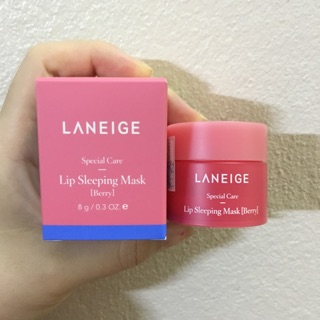 Hàng chính hãng(tem chống hàng giả) Mặt nạ ngủ môi Laneige Lip Sleeping Mask 8g