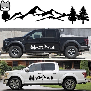 2 Miếng Dán Decal Hình Rừng Cây Trang Trí Xe Hơi Suv Rv 150x30cm