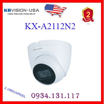 Camera IP Dome hồng ngoại 2.0 Megapixel KBVISION KX-A2112N2