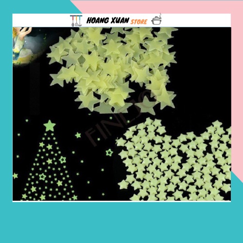 Sao dán tường phát quang gói 75-100 cái vrg1588