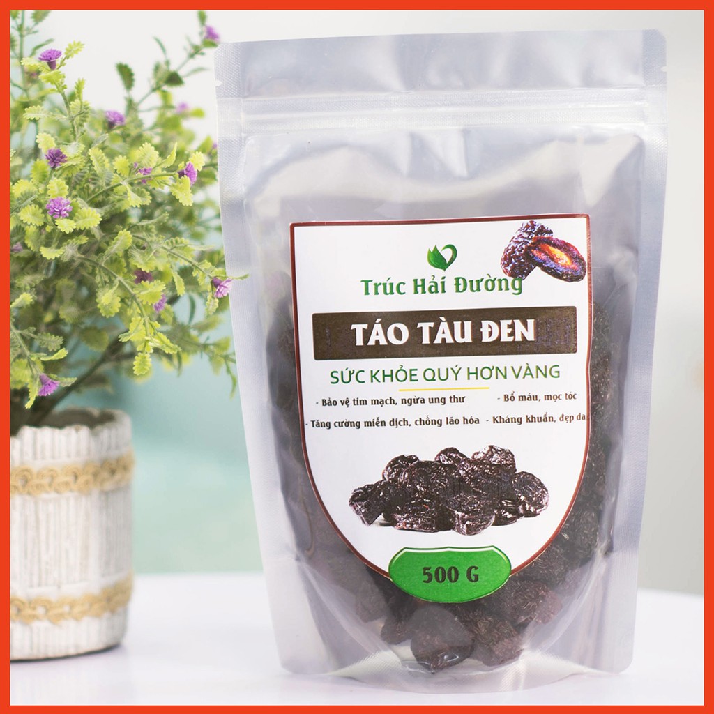 ✅[HÀNG CAO CẤP] Táo Tàu Đen Bổ Máu 500g (Loại Đẹp)