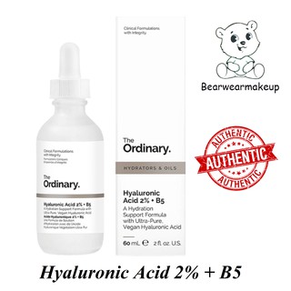 Serum Cấp ẩm và hồi phục da Hyaluronic Acid 2% + B5 - The Ordinary
