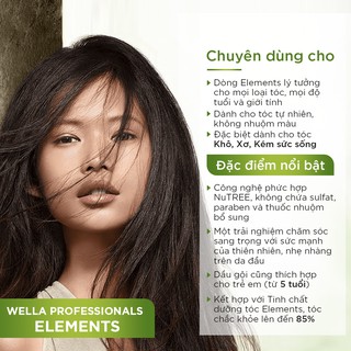 Combo Gội xả Thuần tự nhiên Elements ( 250ml+200ml)