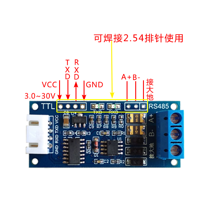 Mô Đun Chuyển Đổi Ttl Sang Rs485 Rs485 Chuyên Dụng