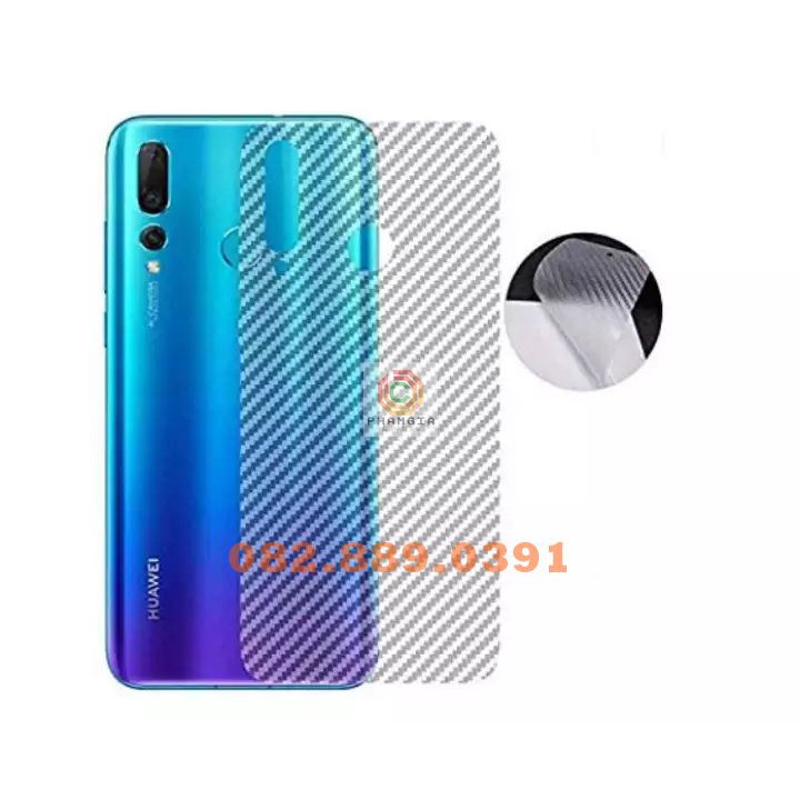Miếng dán mặt lưng skin carbon Huawei Y9 2019/ Y9 Prime 2019/ Y9s