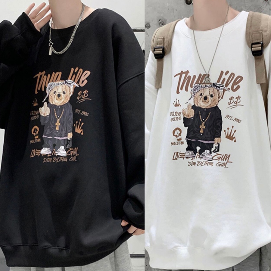 Áo Nỉ Sweater, Hoodie Gấu Mochino, Nam Nữ Unisex, Form Rộng, Chất Nỉ Bông Cao Cấp, Hottrend 2021, Top Xu Hướng | BigBuy360 - bigbuy360.vn