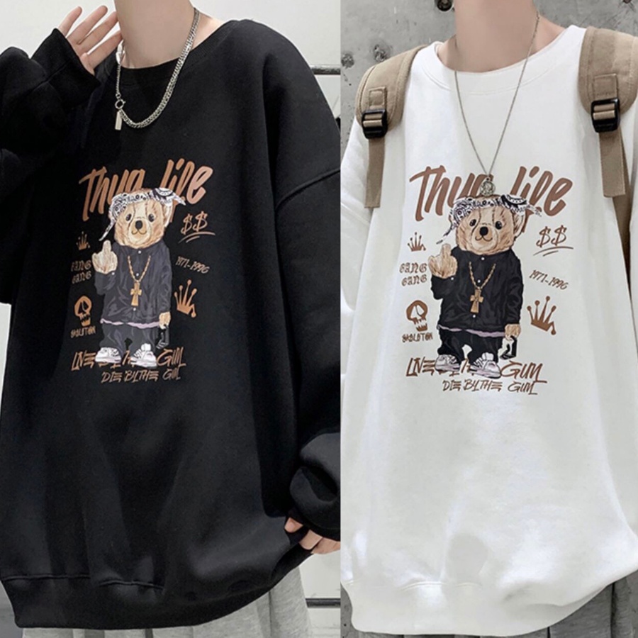 Áo Nỉ Sweater, Hoodie Gấu Mochino, Nam Nữ Unisex, Form Rộng, Chất Nỉ Bông Cao Cấp, Hottrend 2021, Top Xu Hướng | WebRaoVat - webraovat.net.vn