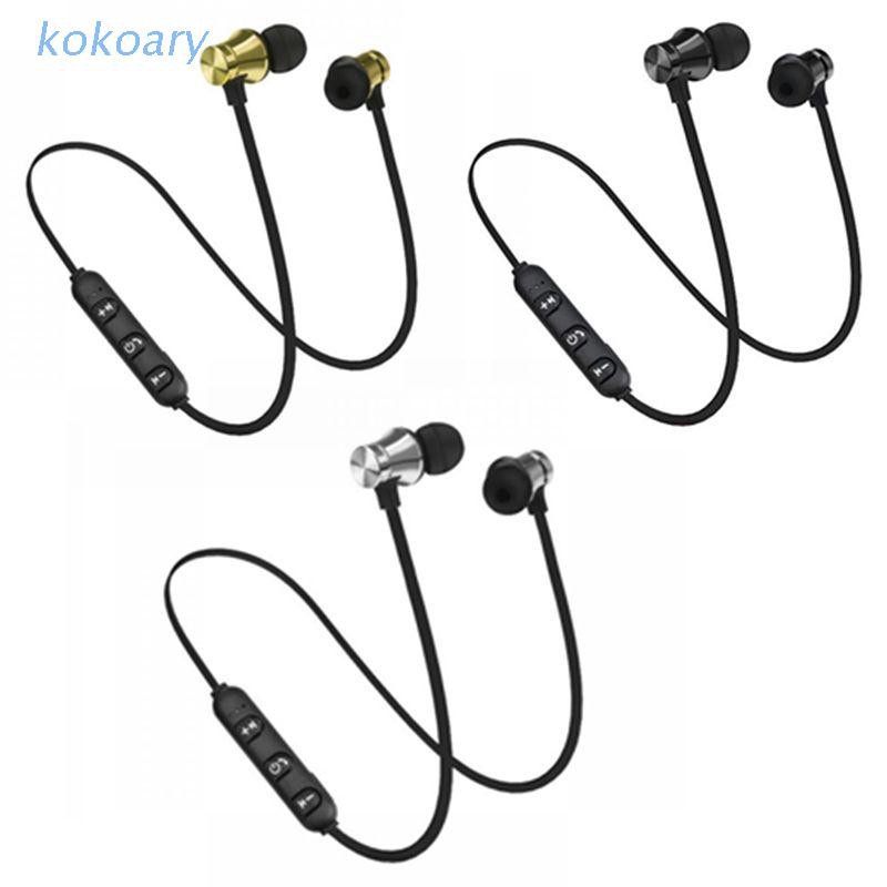 KOK Magnetic Wireless Bluetooth V4.2 Earphone Waterproof Sports Stereo Earbuds Headset With Microphone for iPhone Samsung Xiaomi Cellphones