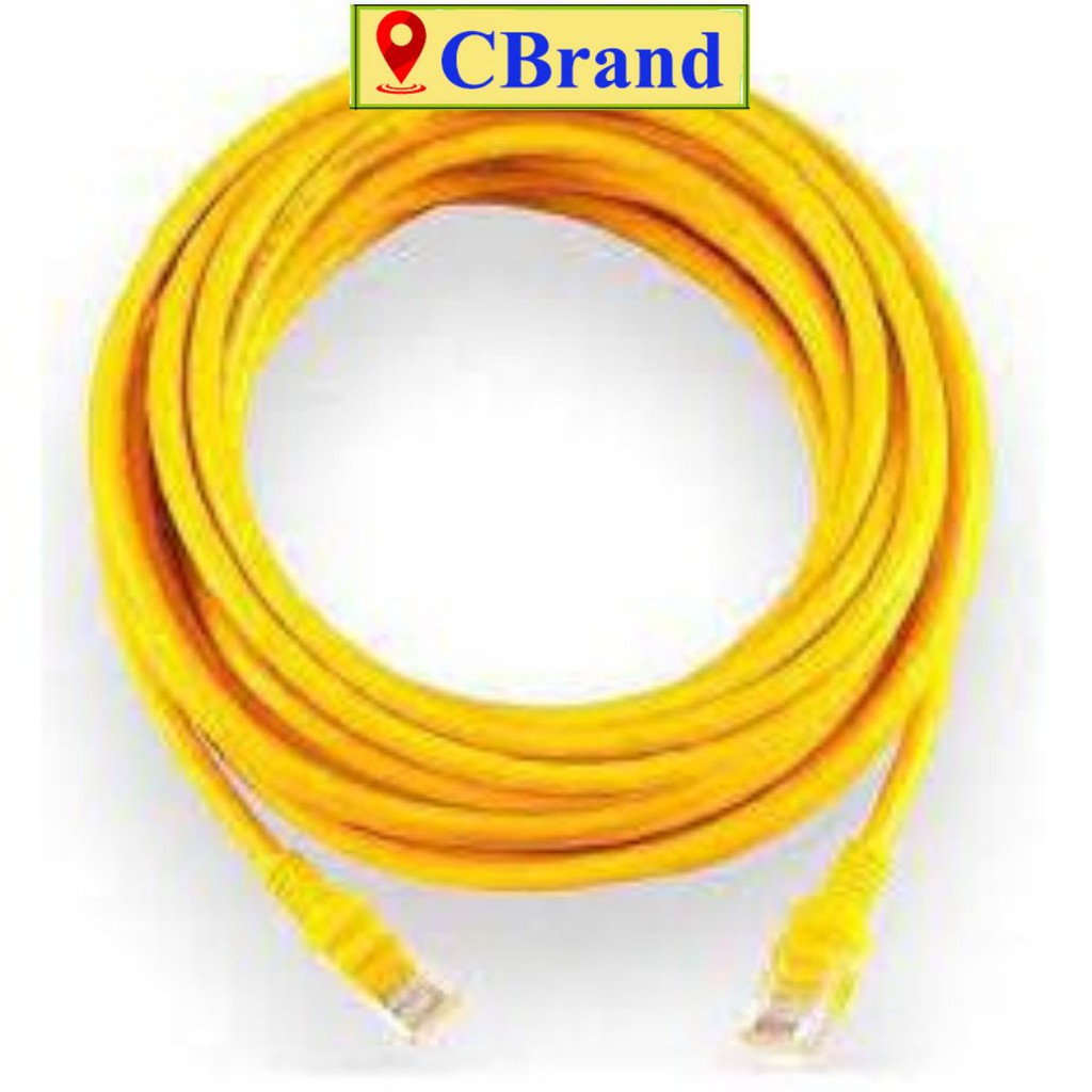 Dây Mạng⚡️Dây Cáp Mạng Internet Bấm Sẵn 2 Đầu Dài 5m⚡️Tốc Độ Cao, Ổn Định⚡️C.Brand