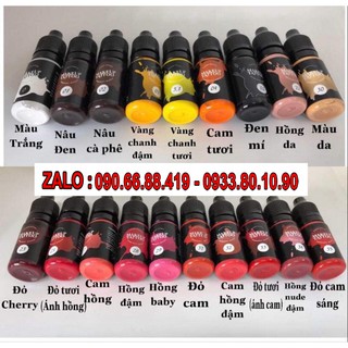 Mực Makeup chính hãng Nga phun xăm môi mày 10ml - Mực xăm môi trong veo đẹp đậm chất - Mực hữu cơ Nga nhanh bám