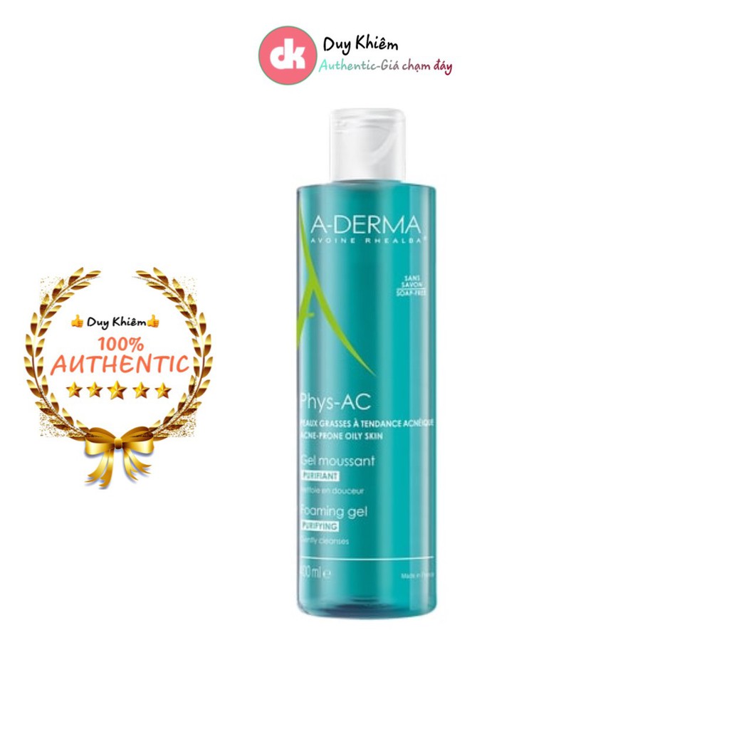 Sữa Rửa Mặt A-Derma Gel Moussant Purifiant Phys-Ac | BigBuy360 - bigbuy360.vn