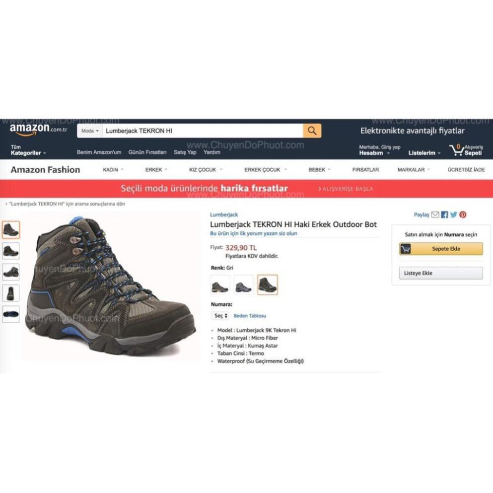 Tết Giày Phượt Leo Núi Hiking Trekking Lumberjack Tekron Hi H6 - new11 * . ) : " ` :