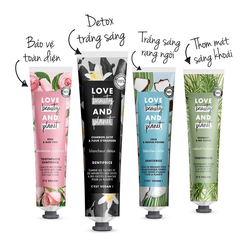 Kem Đánh Răng Love Beauty And Planet Toothpaste 75ml