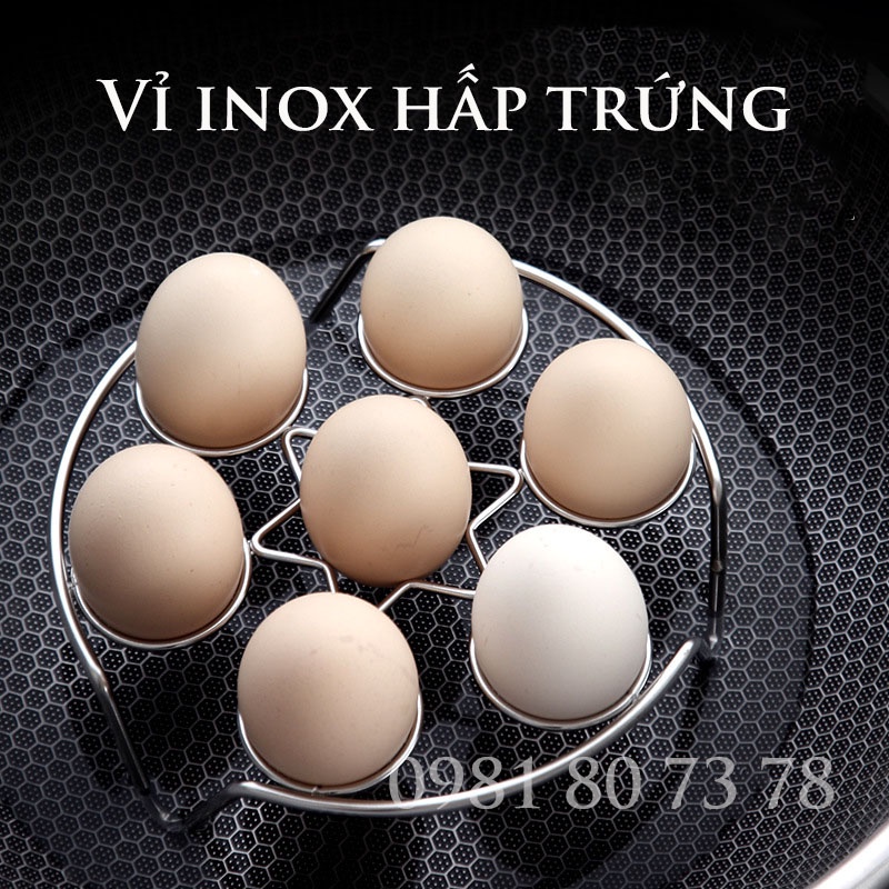 Vỉ hấp inox, vỉ hấp trứng inox 304