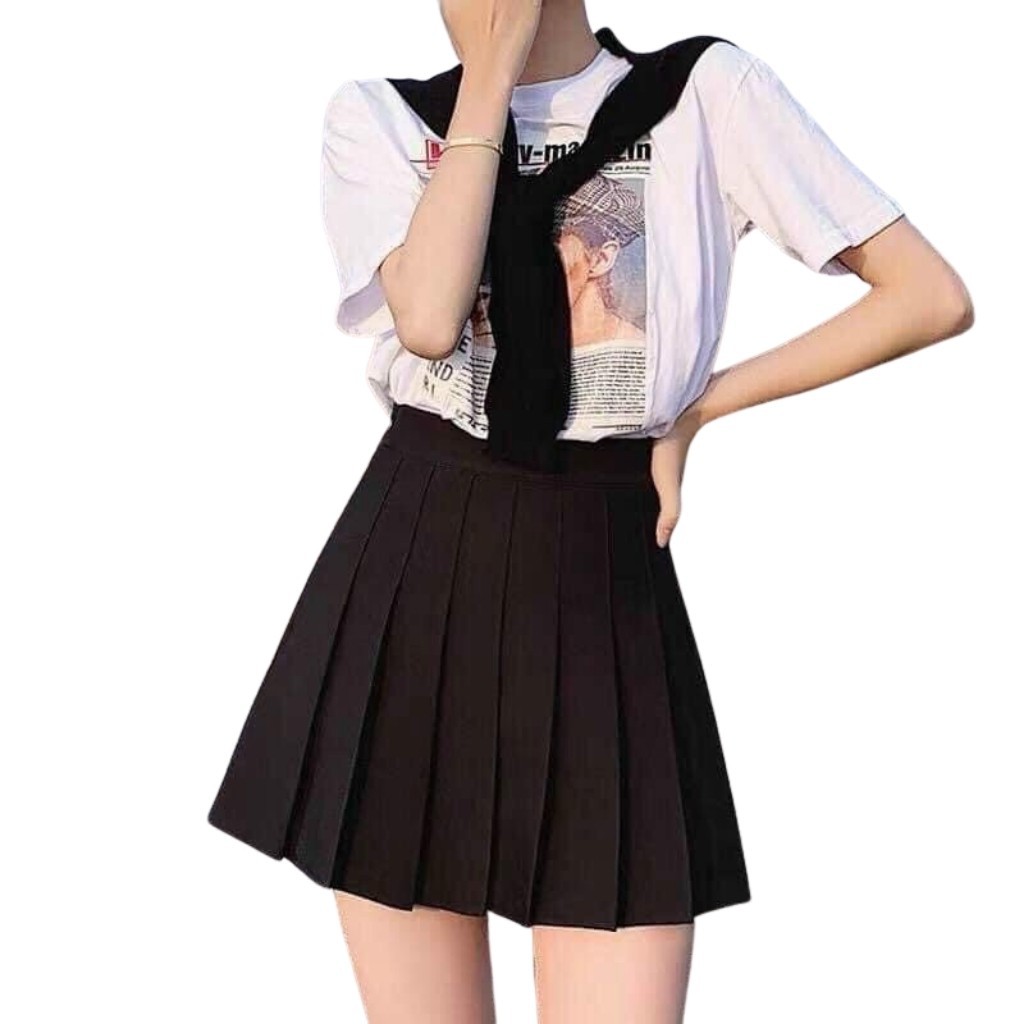 Chân Váy Xếp Ly Ngắn Xòe Sang Chảnh (Có ảnh thật- Shop tự chụp ) | BigBuy360 - bigbuy360.vn