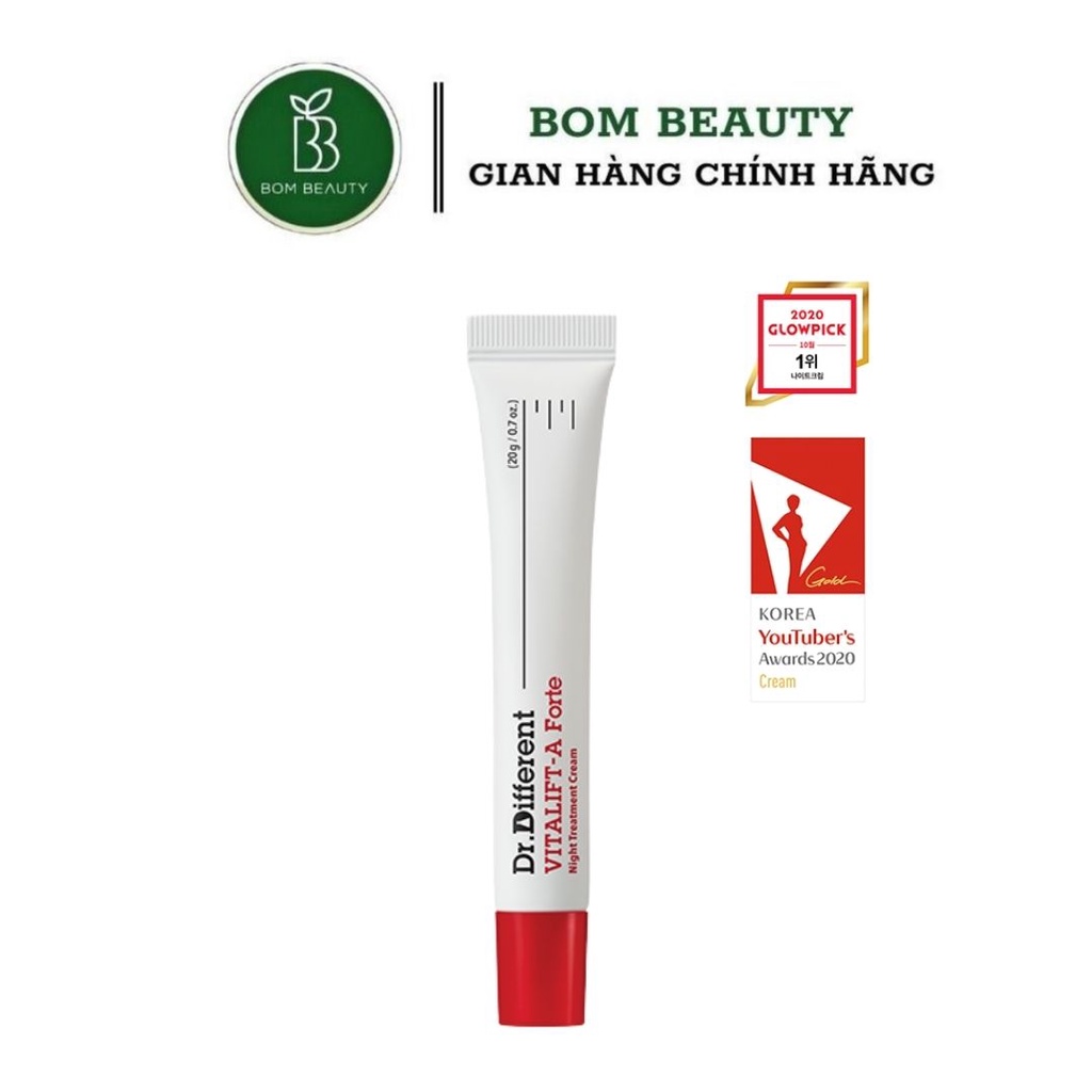 Kem chống già Retinal 0.1% – Dr Different Vita A cream Forte 20g