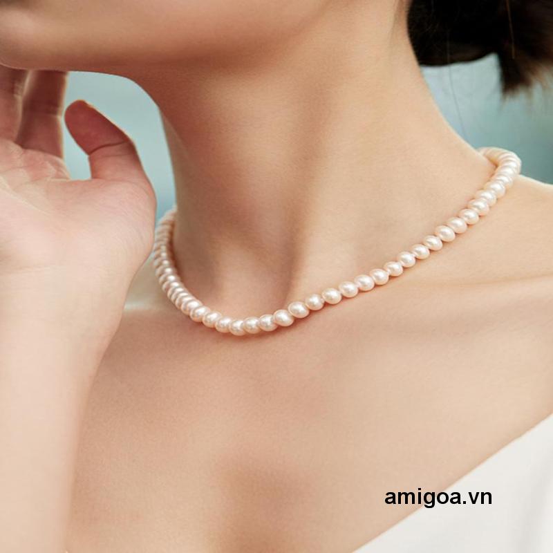 ✨✨Vòng Cổ Hợp Kim Đính Ngọc Trai Nhân Tạo Xinh Xắn Cho Nữ