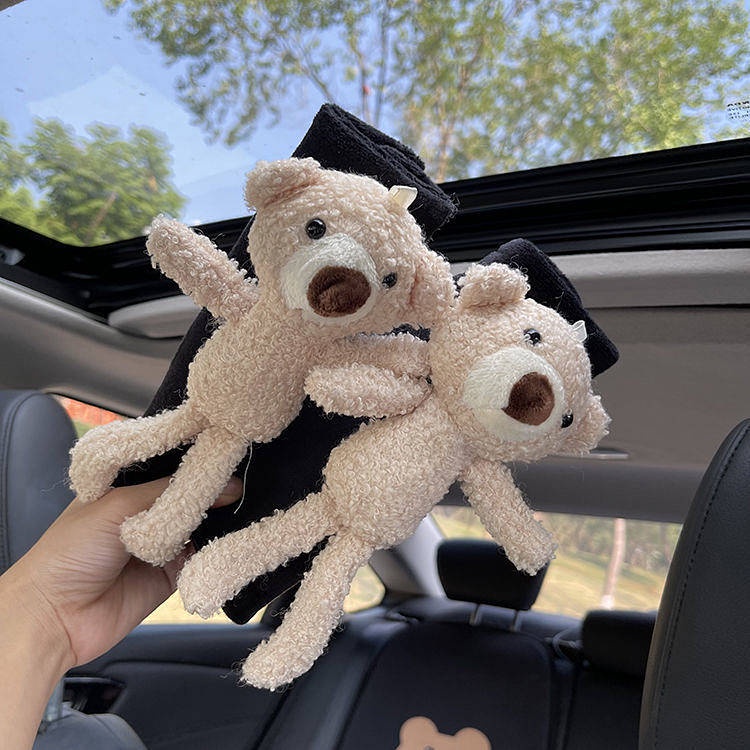 Car Safety Belt Shoulder Pad Cover Summer Cute Cartoon Car Interior Decoration Shoulder Shield Protective Case Universal Female yKVW