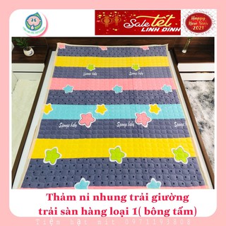 THẢM NỈ NHUNG trải giường trải sàn lông cừu ấm áp