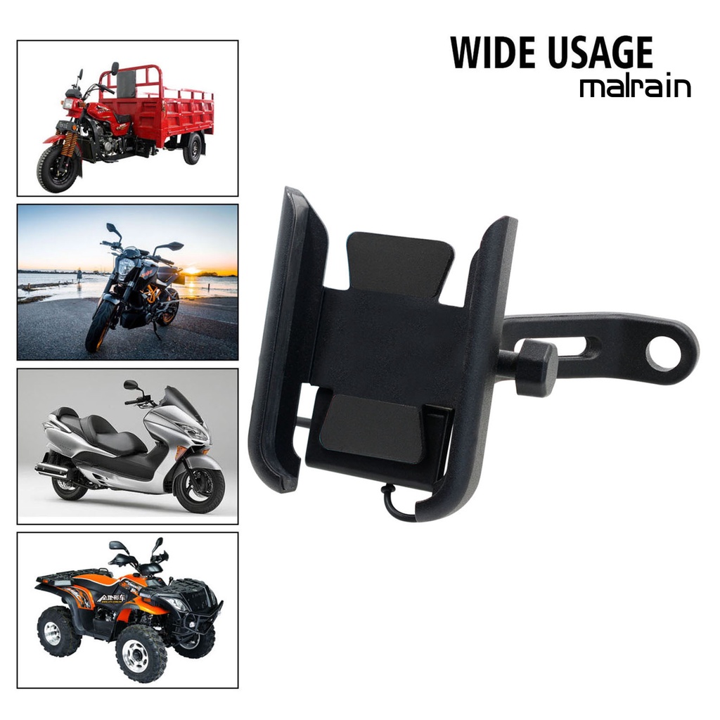 Giá Đỡ Điện Thoại Xoay 360 Độ Có Cổng Sạc Usb Gắn Xe Đạp / Xe Máy