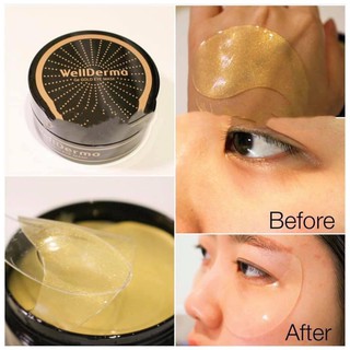 Mặt Nạ Mắt Wellderma Gold Eye Mask 60 miếng, nội địa Hàn