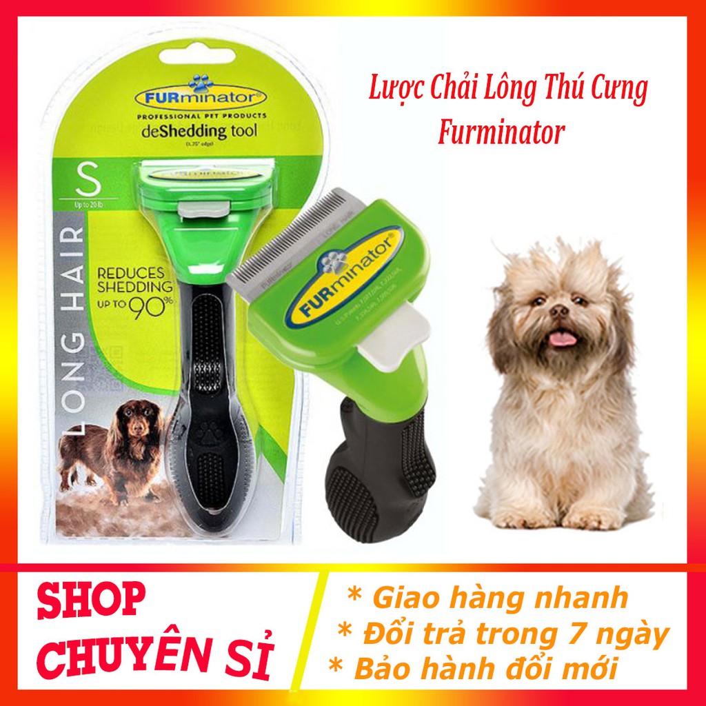 Lược chải tỉa lông gỡ rối cho thú cưng Furminator