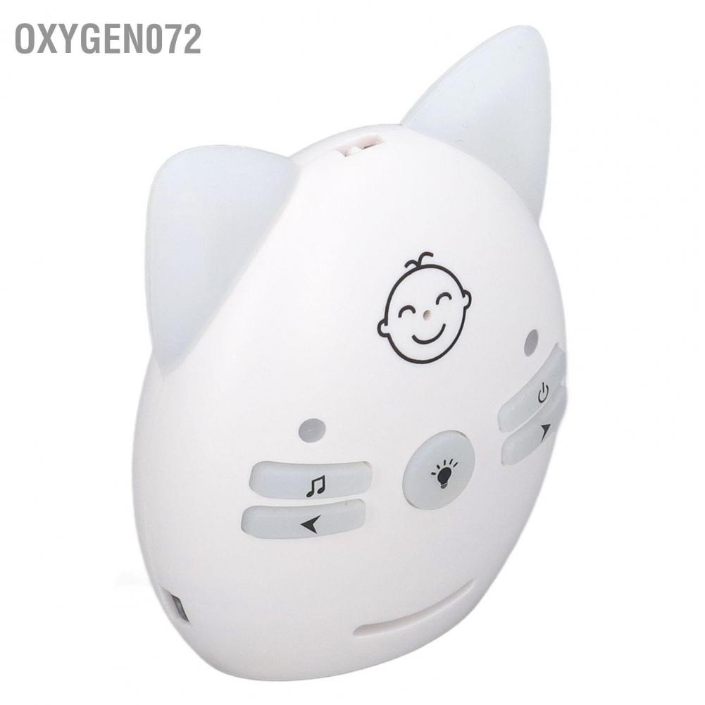 Oxygen072 Âm thanh không dây Màn hình trẻ sơ sinh Chống nhiễu Chất lượng âm Rõ ràng cho Bé 100‑240V Đầu cắm EU