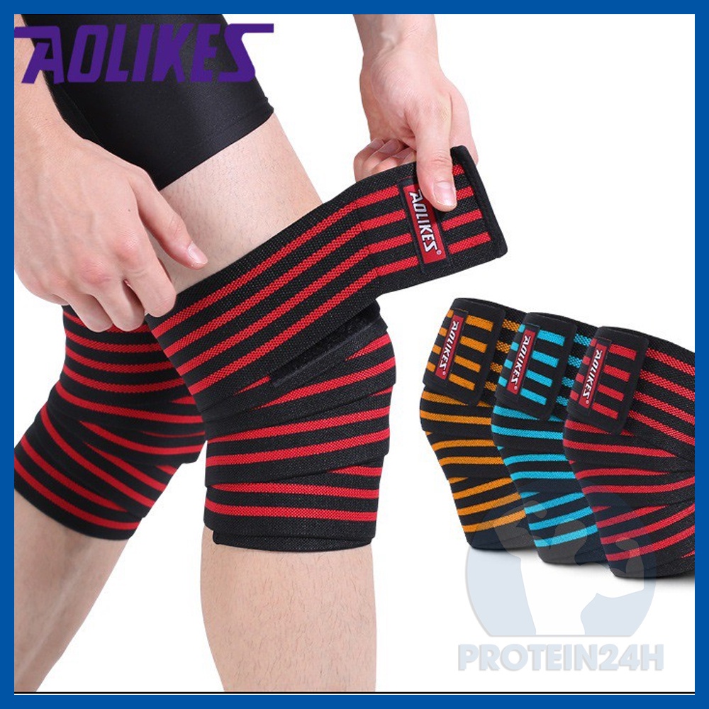Quấn gối Aolikes - Bảo vệ đầu gối tập Gym