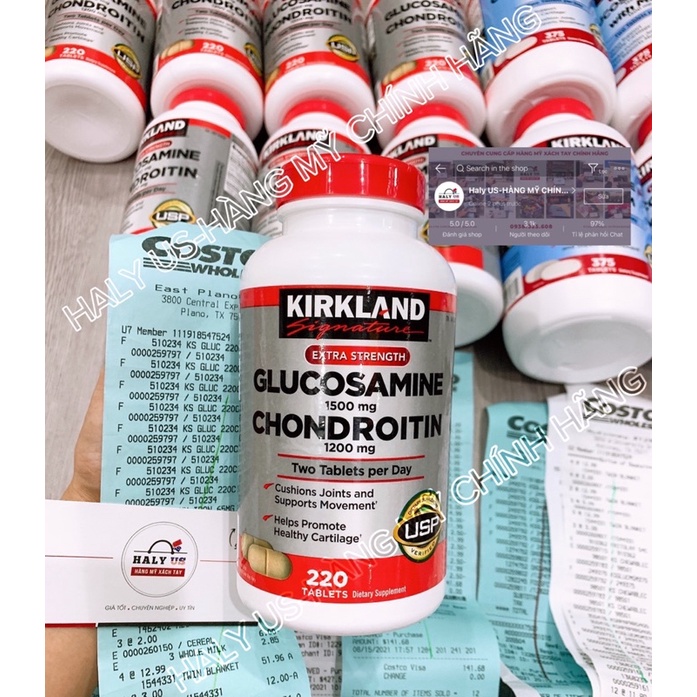 Glucosamin Chondrotin 280v của Mỹ