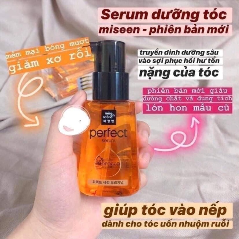 Tinh Chất Dưỡng Tóc Misen Scène Perfect Repair Serum 80ml, Mẫu Mới, Phục Hồi Tóc Hư Tổn