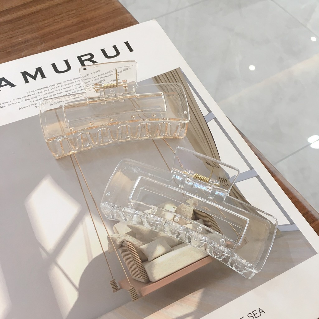 Kẹp tóc hình vuông phong cách Hàn Quốc xinh xắn dành cho nữ