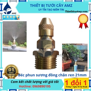 100 Béc phun sương đồng chân ren 21mm tưới lan