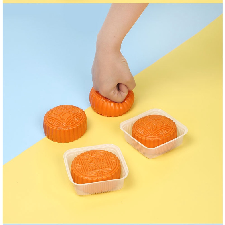 Đồ Chơi Nắn Bóp Đàn Hồi Giảm Stress Hình Bánh Trung Thu