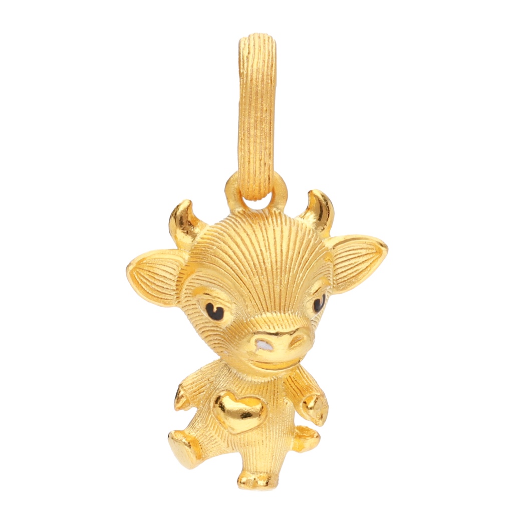 PRIMA Mặt Dây Chuyền Vàng 24K - BST Zodiac -Tuổi Sửu May Mắn - 111P1925