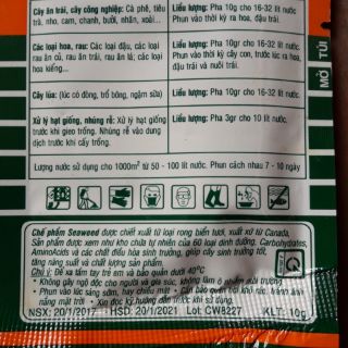 Phân bón lá rong biển