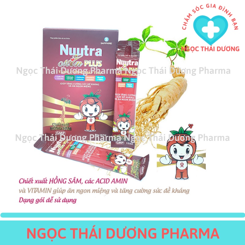 Tăng Cường Sức Đề Kháng Cho Bé, Nuutramin Plus, Vitamin Cho Bé, Ăn Ngon, Chiết Xuất Hồng Sâm, Dạng Nước Dễ Uống