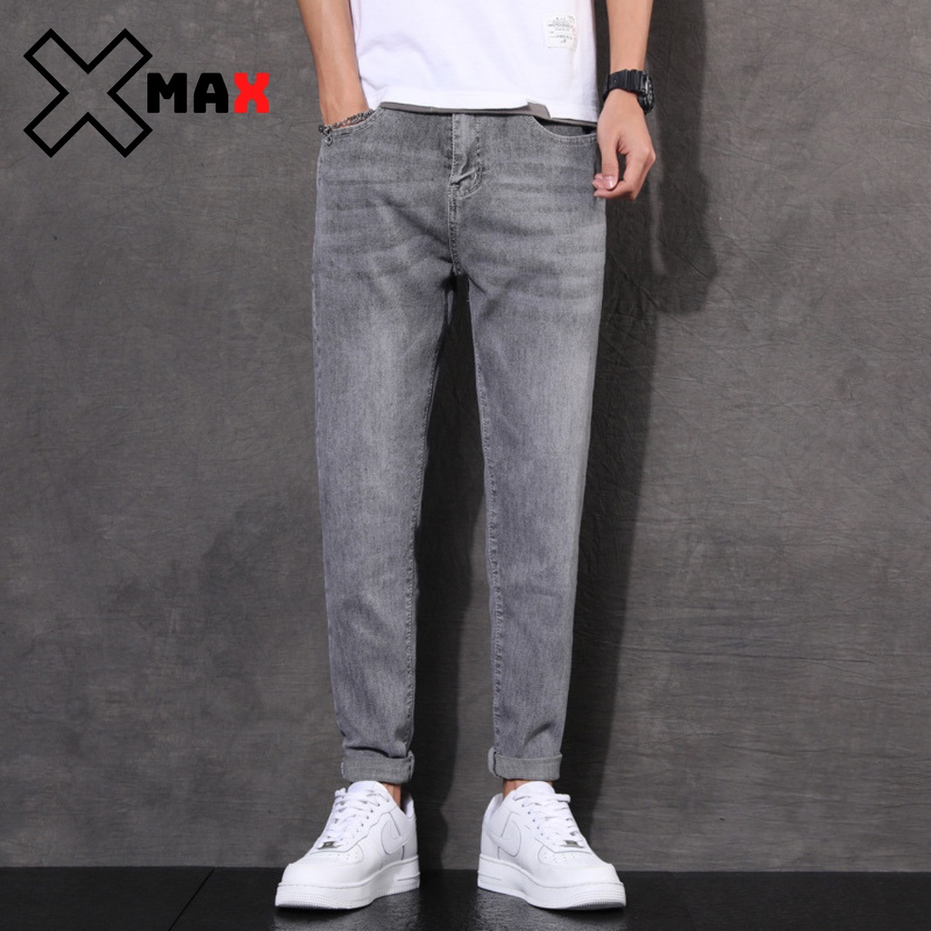 Quần jean baggy nam ống suông ống rộng vừa hotrend Hàn Quốc, Quần bò baggy nam dáng rộng MAXSTORE B010 | BigBuy360 - bigbuy360.vn