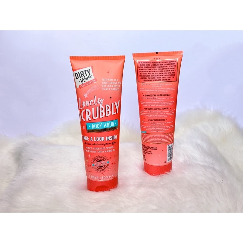 Tẩy da chết DirtyWorks Lovely Scrubbly 250ml Pháp 300k