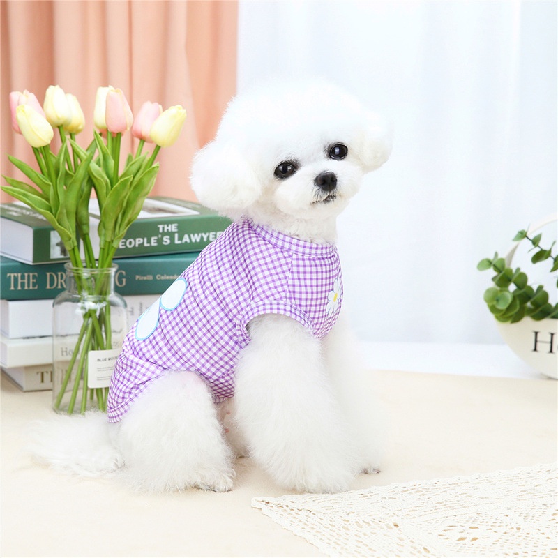 Vật Nuôi Sang Trọng Vest Quần Áo Cho Chó Nhỏ Con Chó Con Mèo Pháp Bulldog Thiết Kế Mùa Hè Chó Vest Pháp Bulldog Quần Áo Pajama Chihuahua