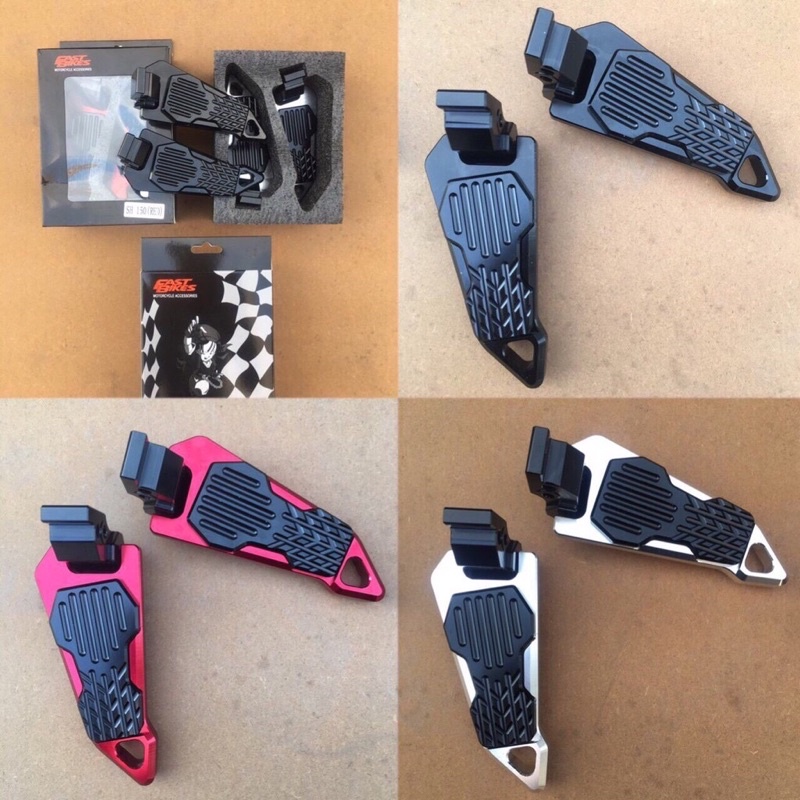 Gác chân sau biker hàng thép Cnc cực sịn Sh 2012-2021